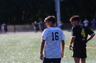 Marc Rogers waits for free kick to be played. 