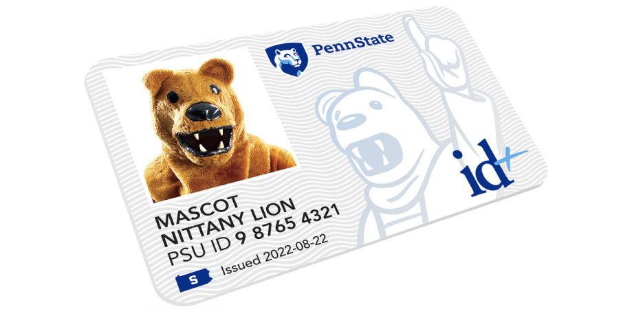 An example of the new Penn State ID, featuring the Nittany Lion