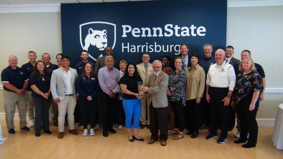 PSH Athletic Department with award