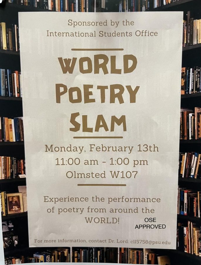 World Poetry Slam Event Flier 