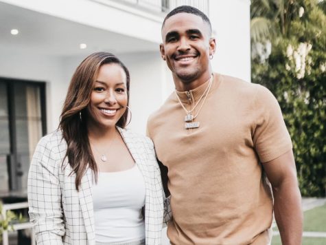 Nicole Lynn and Jalen Hurts. Photo by: Sports Illustrated